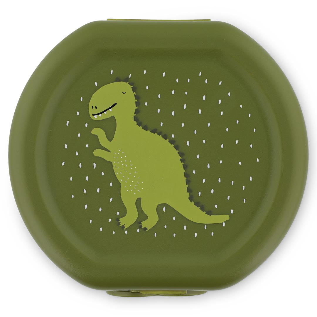 Snack box with clip - 2pcs - Mr. Dino