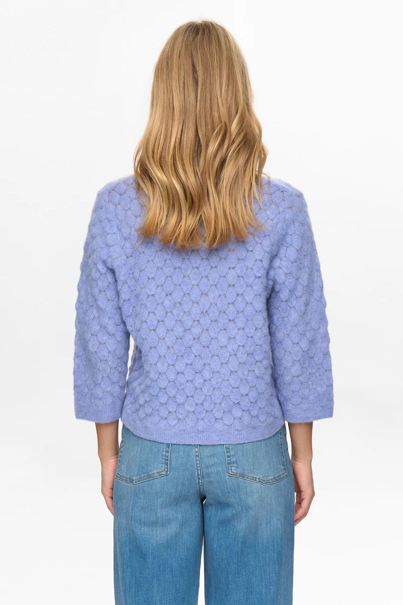 Nuriette Leaf Pointelle Pullover