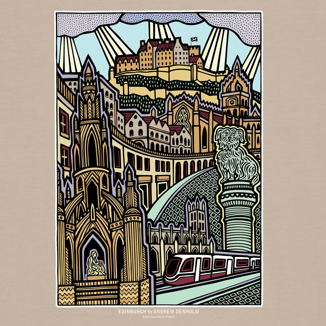 Unisex Organic Edinburgh T-Shirt