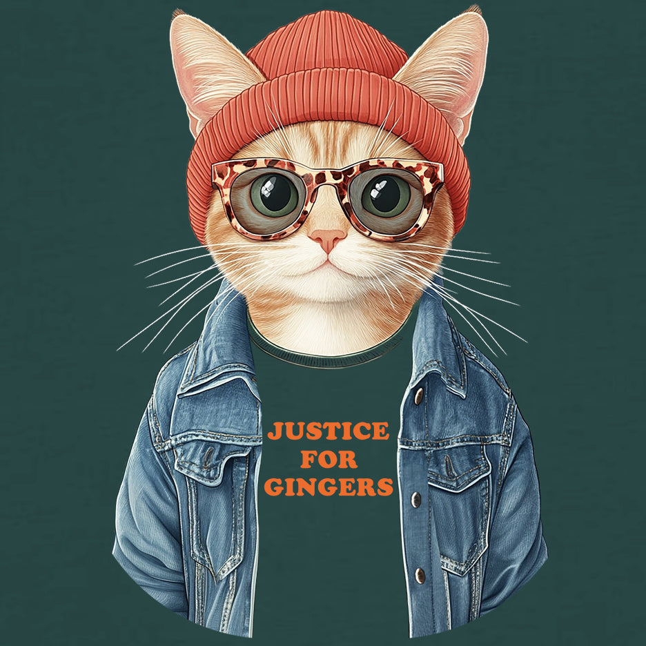 Organic Unisex Justice For Gingers Cat T-Shirt
