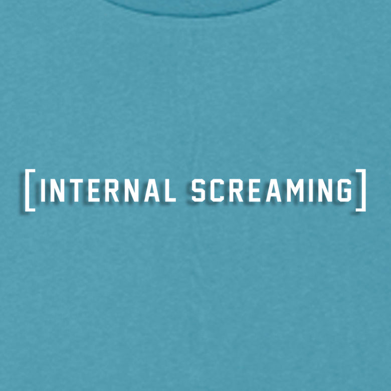 Unisex Organic Internal Screaming Text T-Shirt
