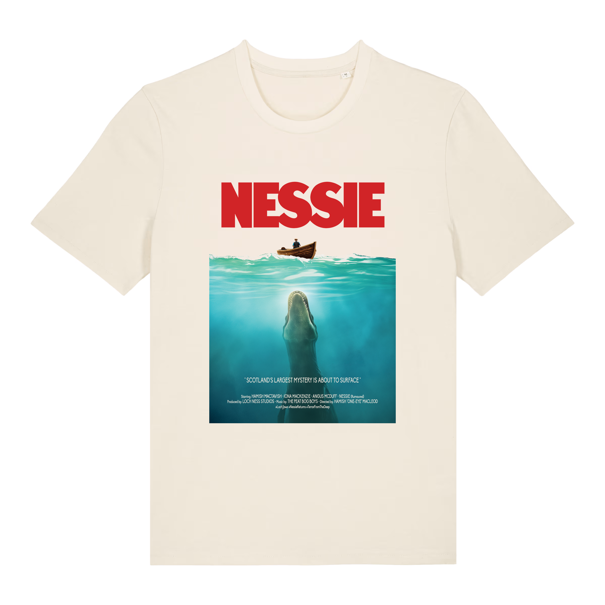 Unisex Organic Loch Jaws T-Shirt