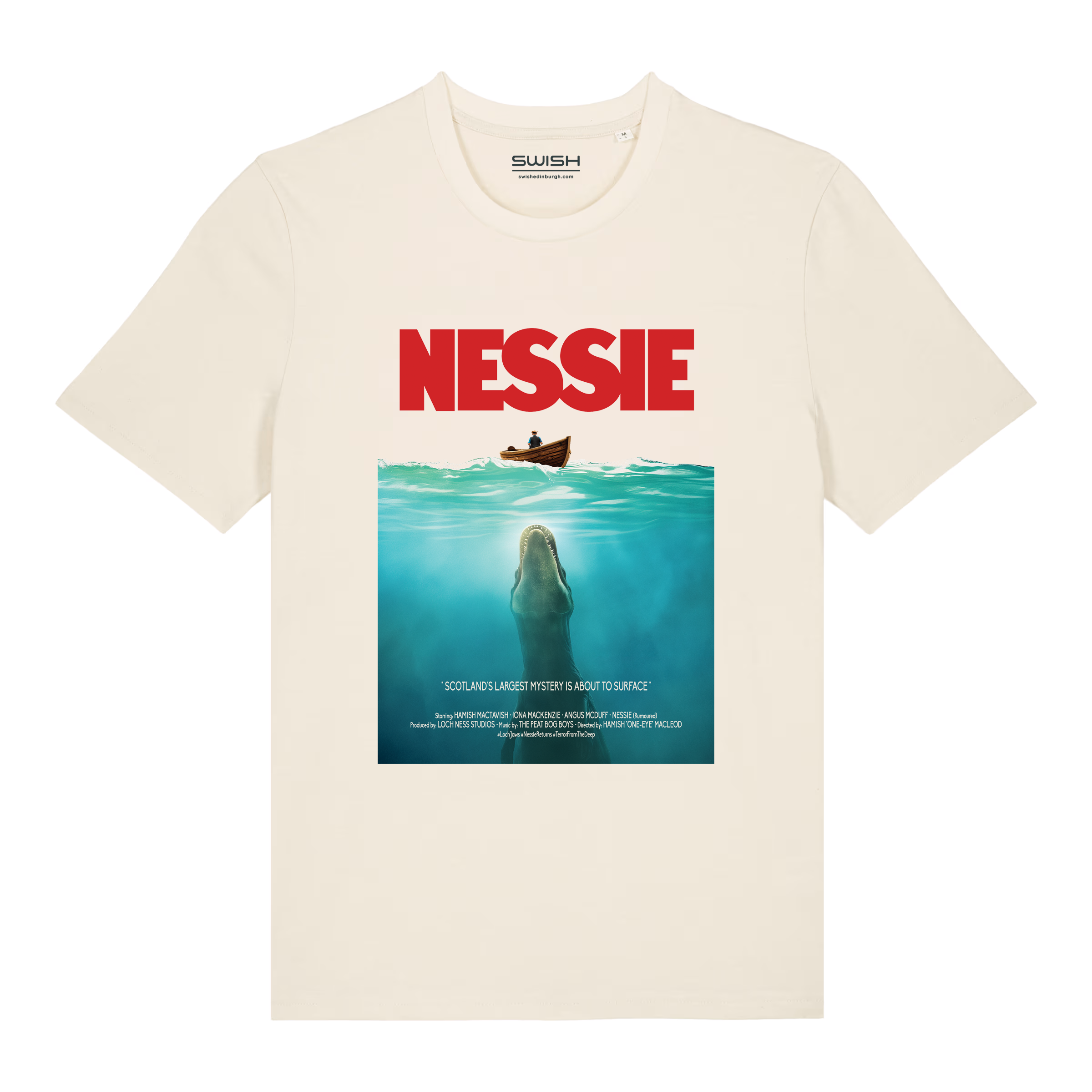 Unisex Organic Loch Jaws T-Shirt