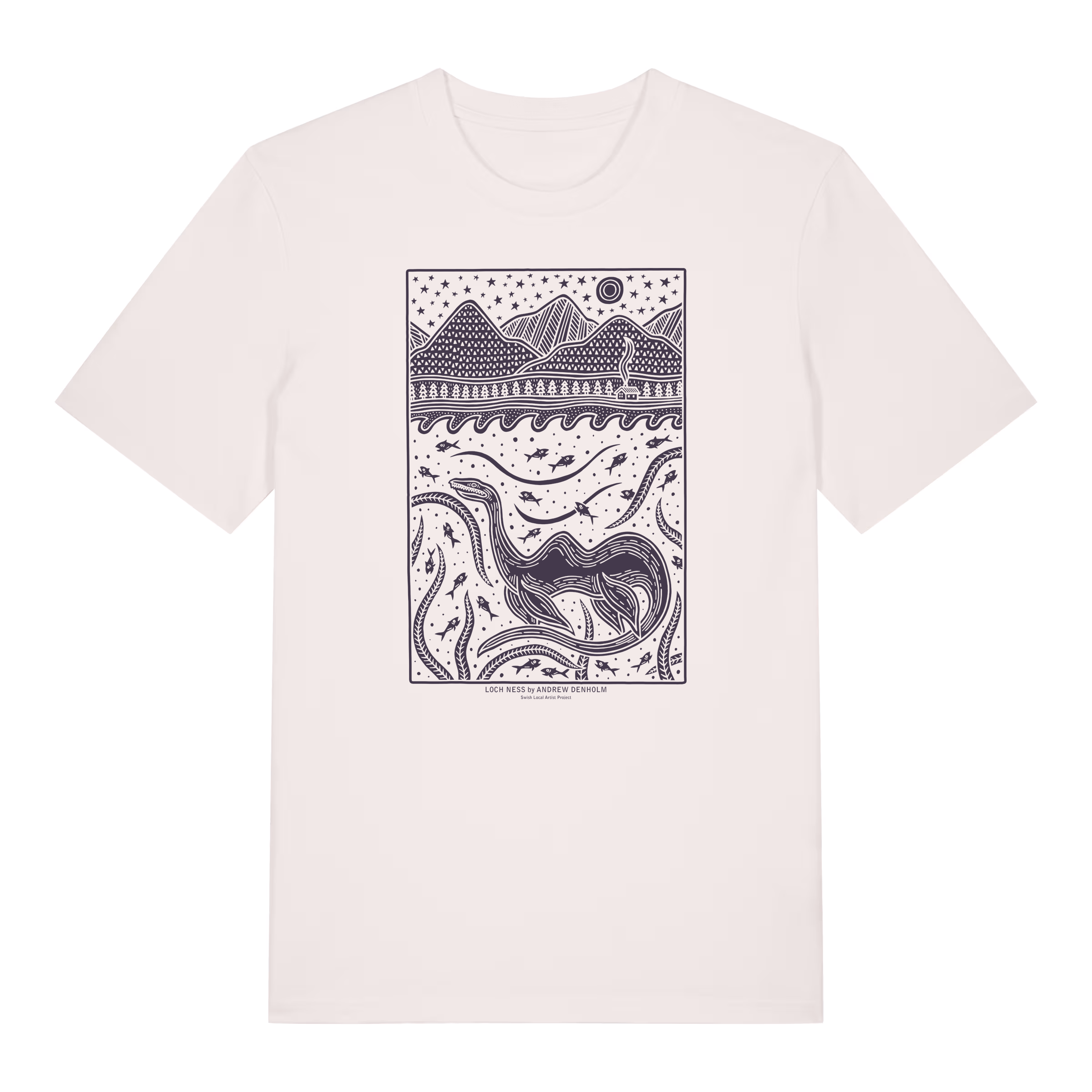Unisex Organic Loch Ness T-Shirt
