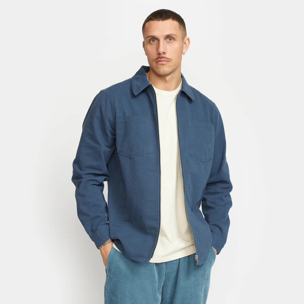 Zip Cotton Overshirt