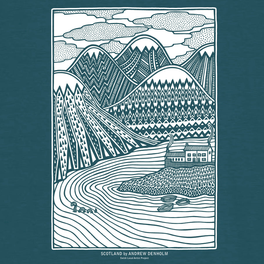 Unisex Organic Scotland T-Shirt