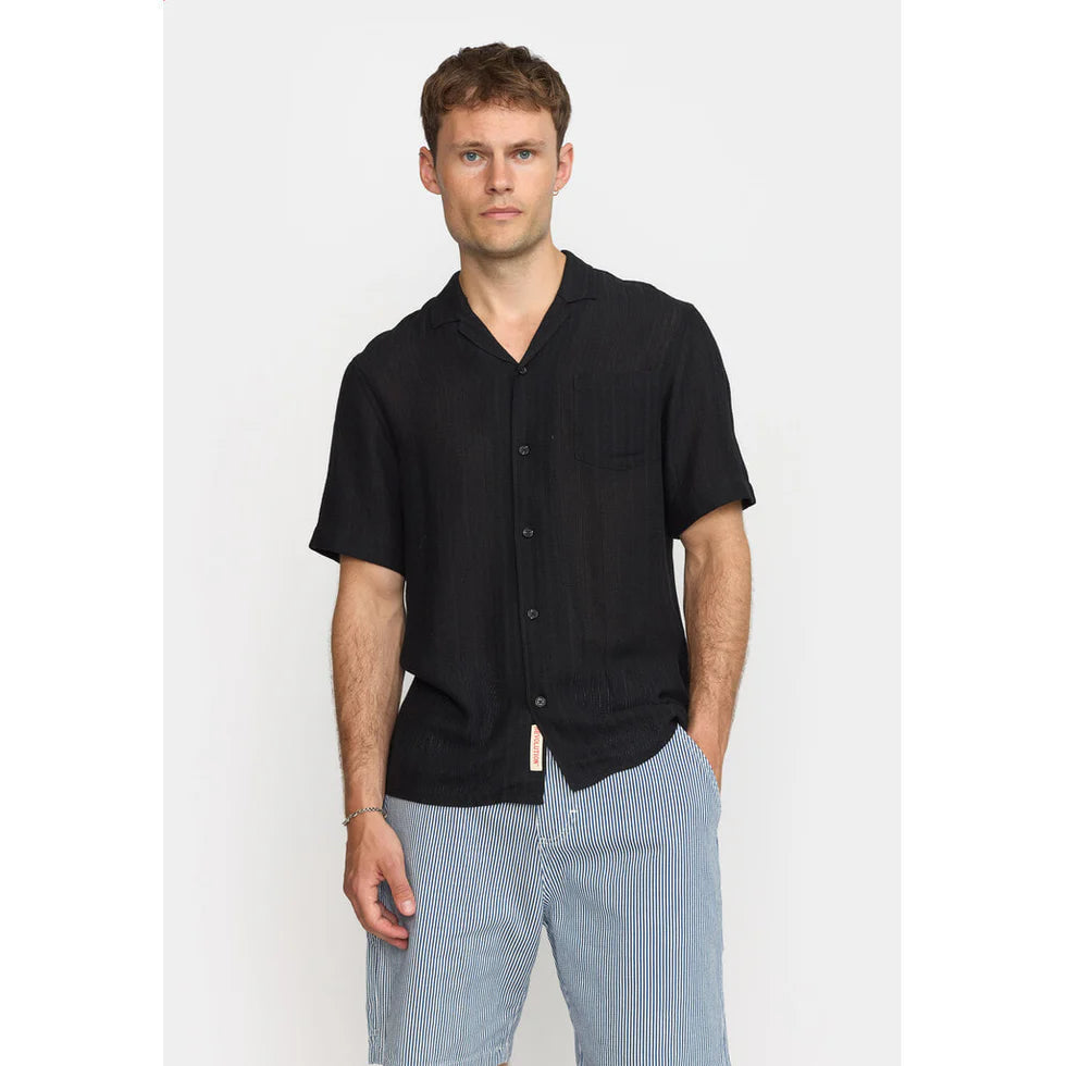 Short Sleeved Cuban Shirt