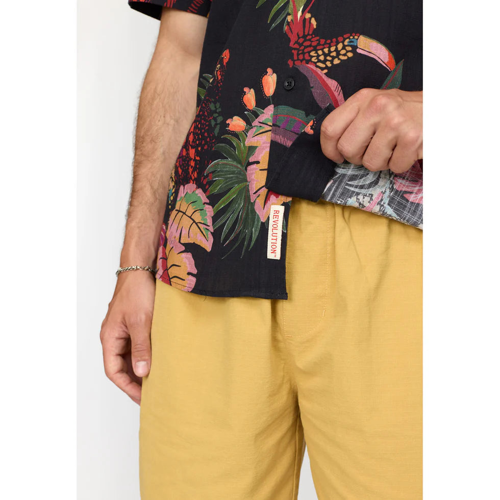 Short Sleeved Cuban Shirt