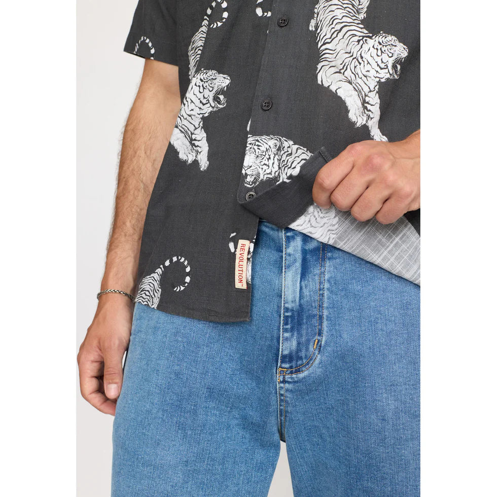 Short Sleeved Cuban Shirt