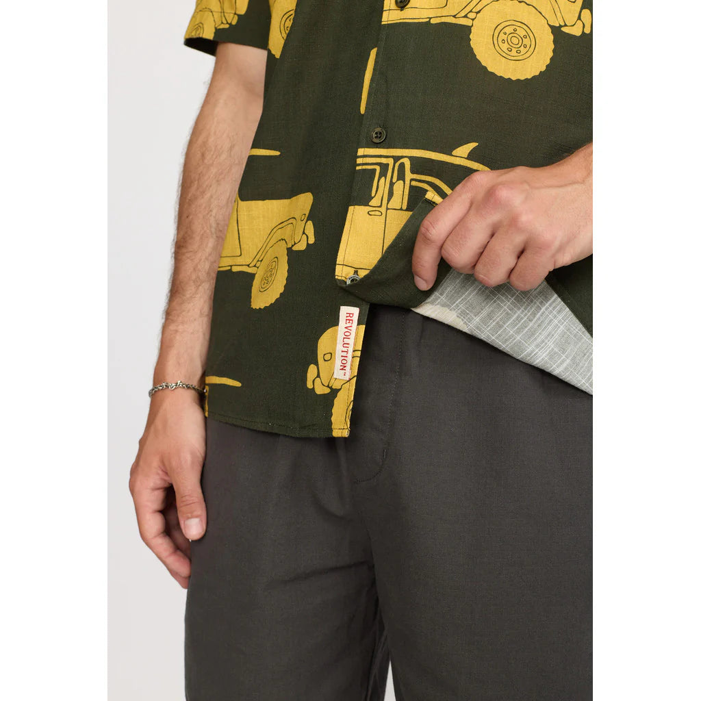 Short Sleeved Cuban Shirt