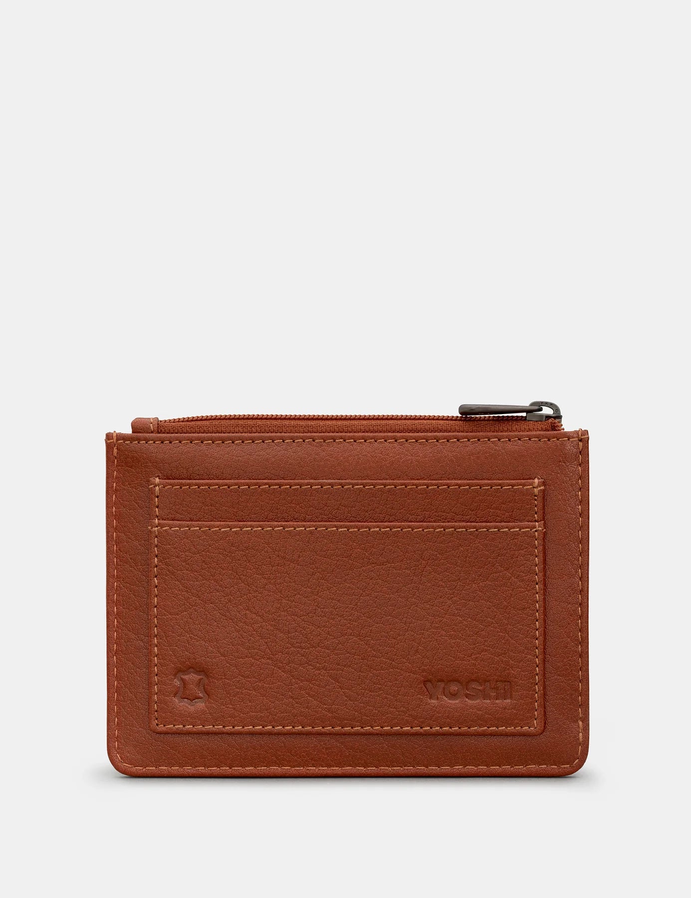 Blue Highland Cow Zip Top Purse