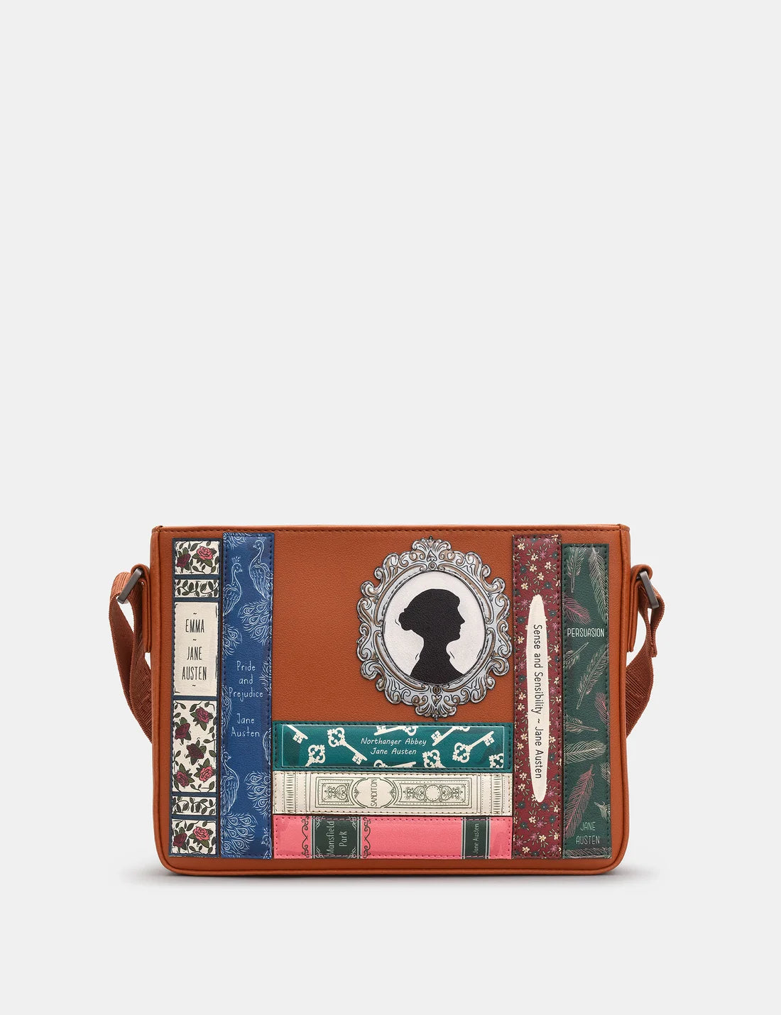 Tan Jane Austen Cross Body Bag