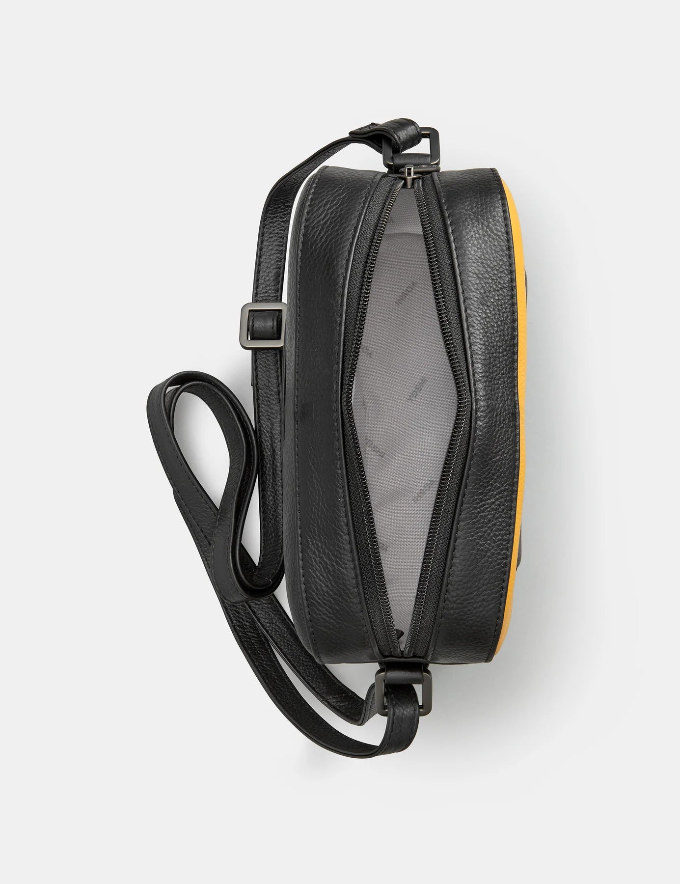 Black Colour Block Cat Camera Bag