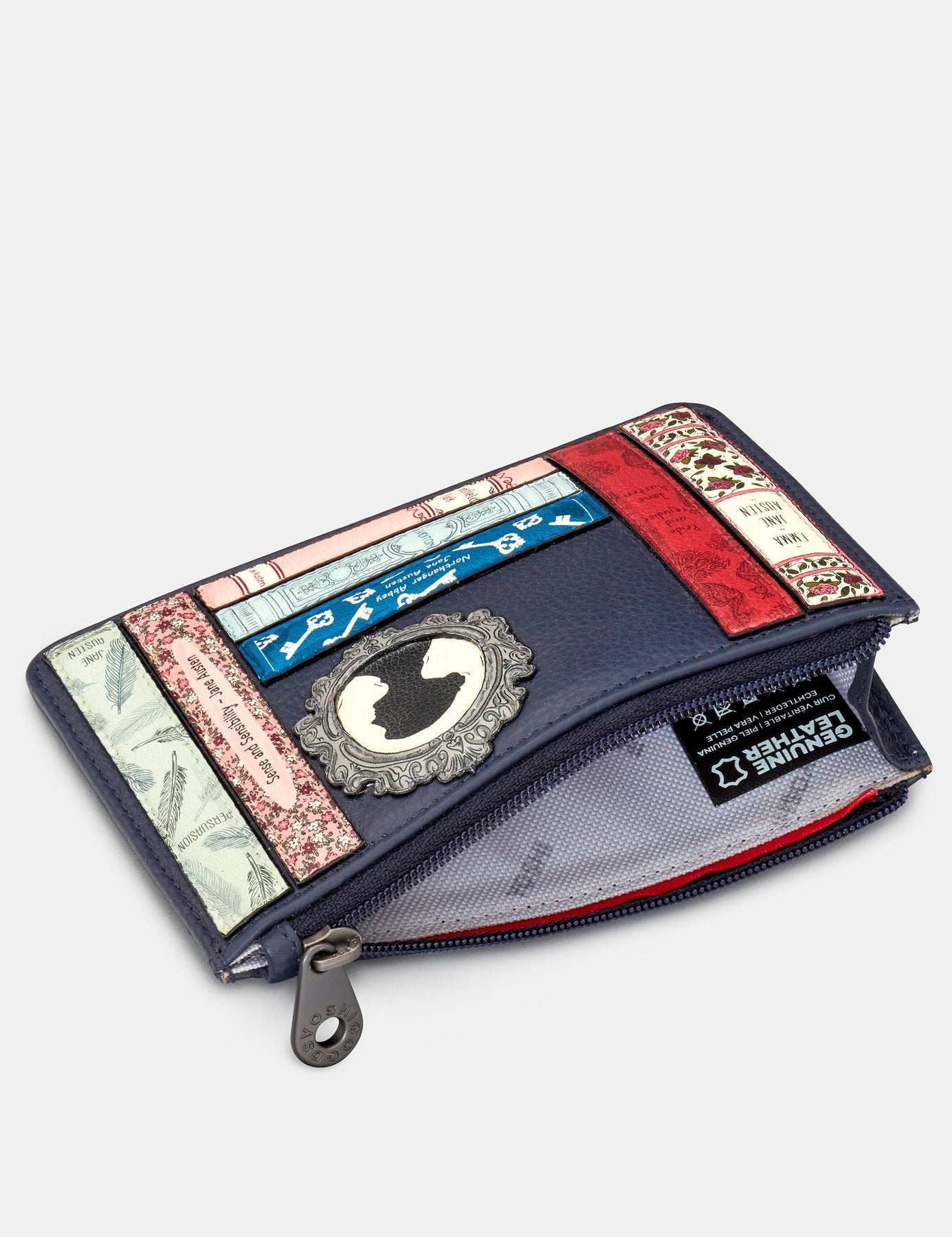 Jane Austen Bookworm Zip Top Purse