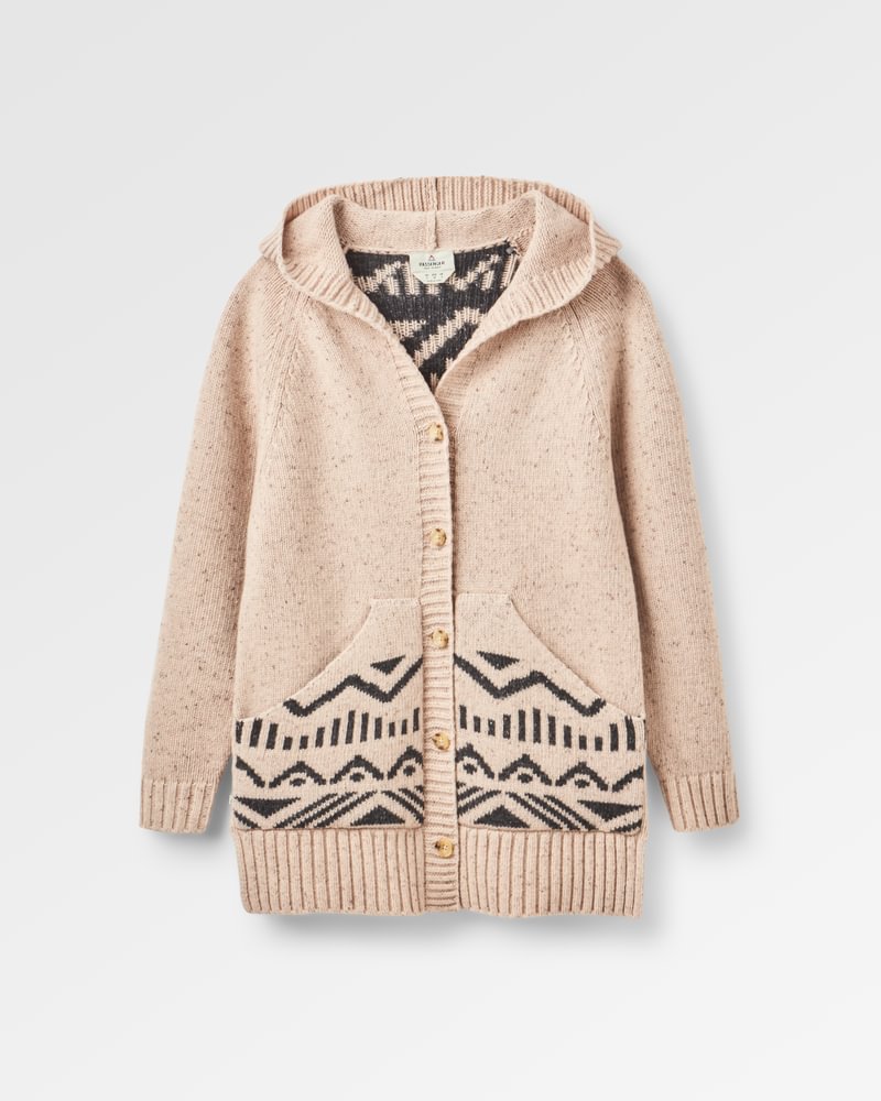 Snoozle Recycled Knitted Hooded Cardigan