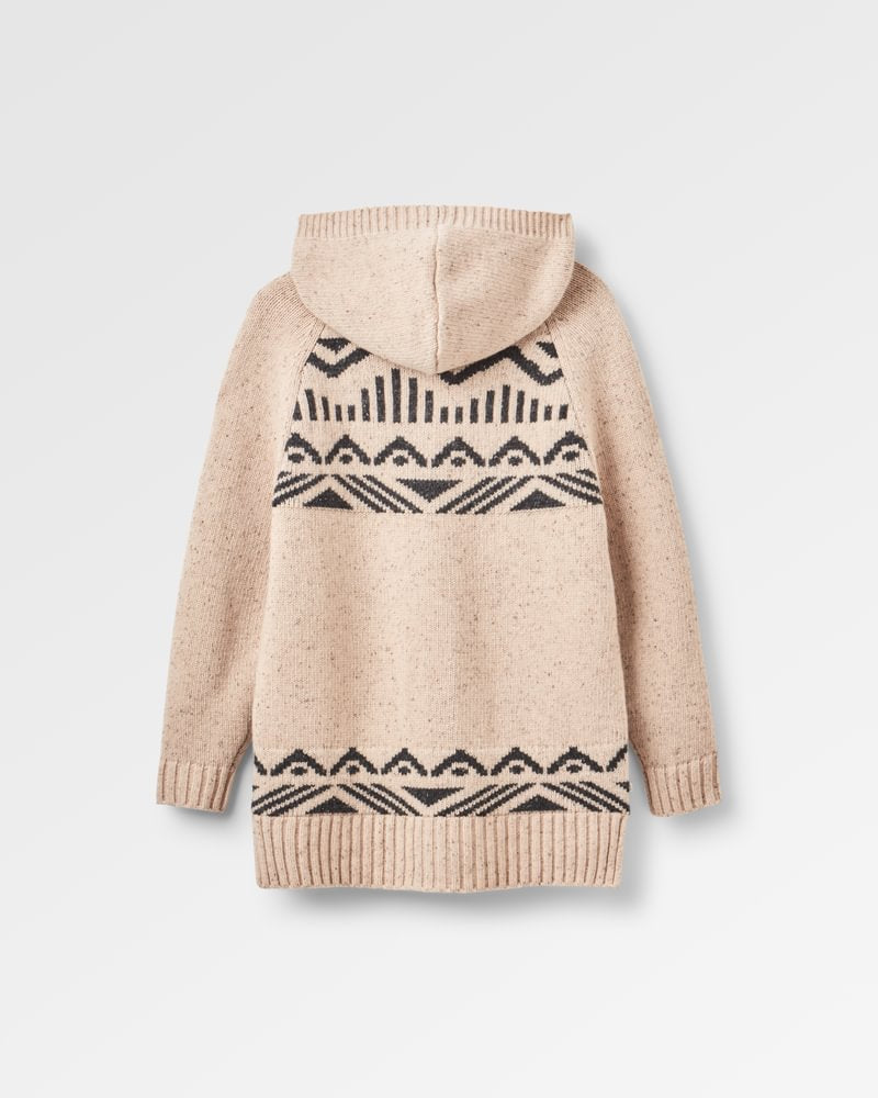 Snoozle Recycled Knitted Hooded Cardigan