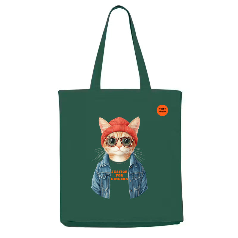 Recycled Cotton Tote - JFG Cat