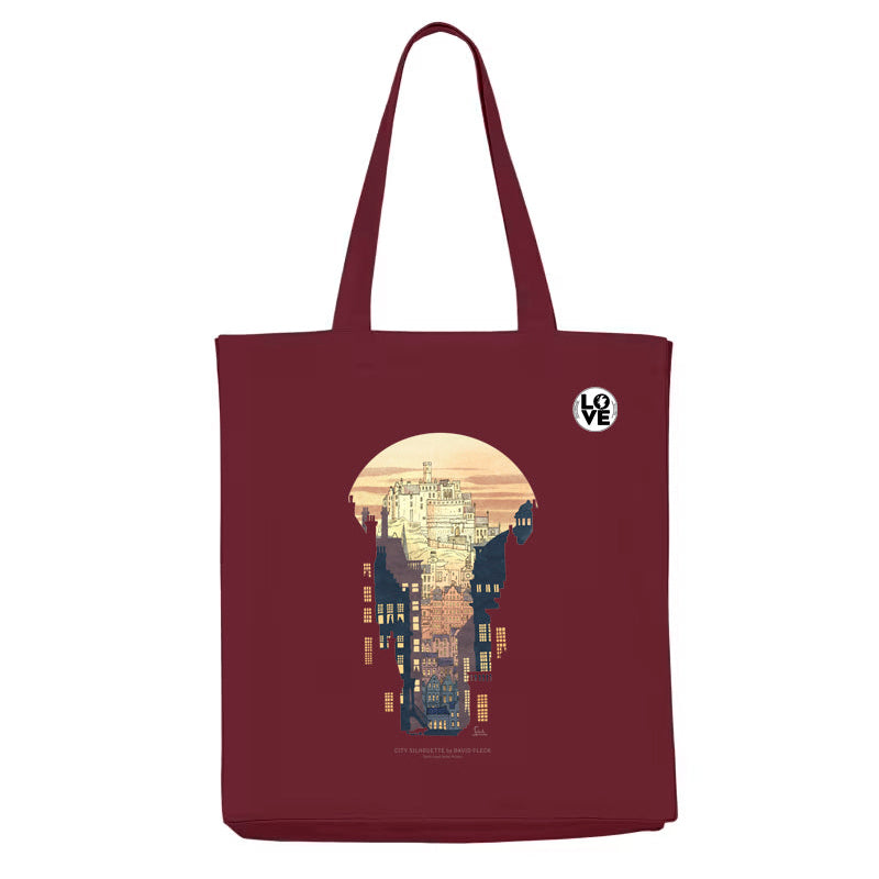 Recycled Cotton Tote - City Silhouette