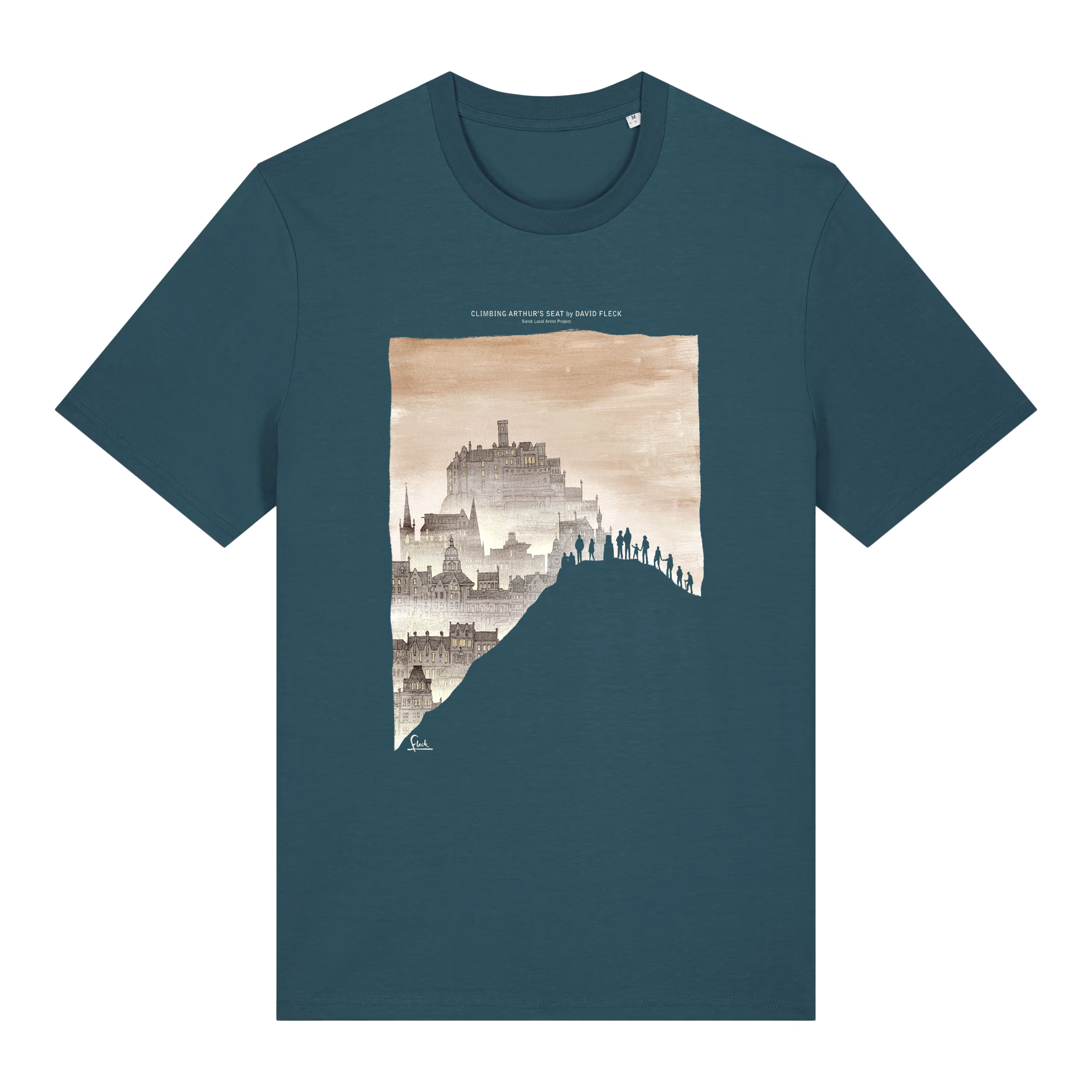 Climbing Arthur's Seat Organic T-Shirt
