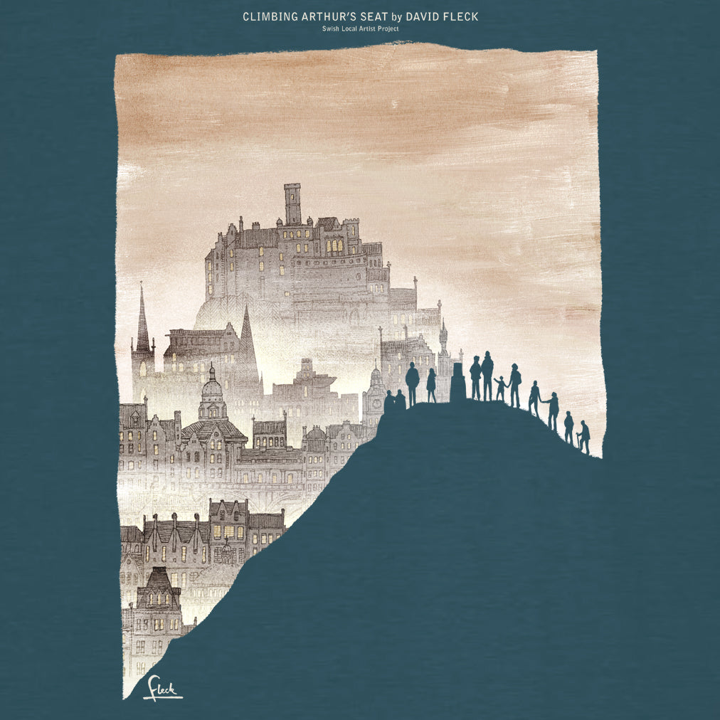 Climbing Arthur's Seat Organic T-Shirt