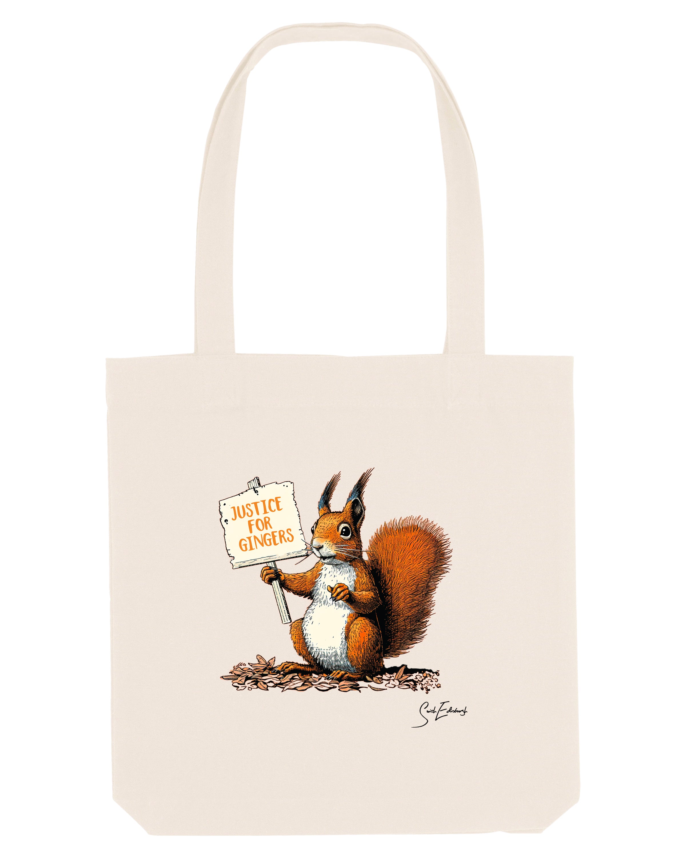 Organic Squirrel JFG Tote Bag