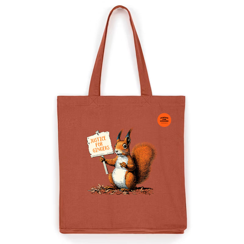 Recycled Cotton Tote - JFG Squirrel