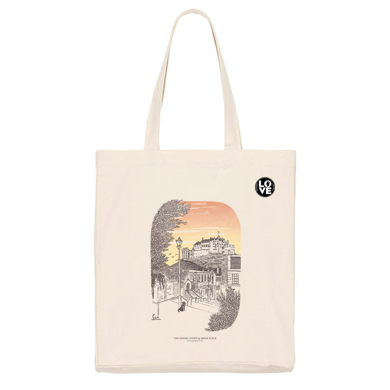 Recycled Cotton Tote - Vennel Steps