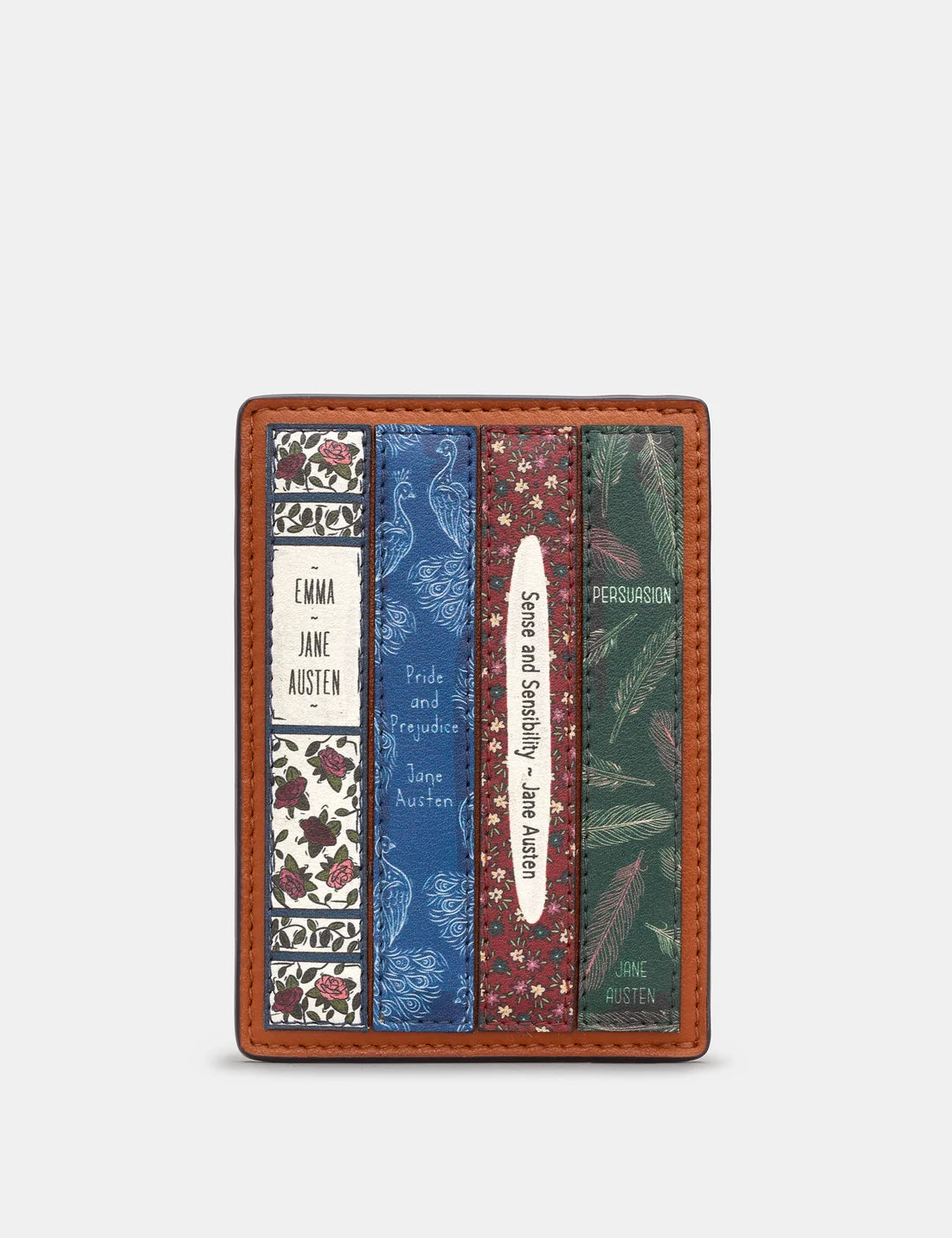 Tan Jane Austen Card Holder