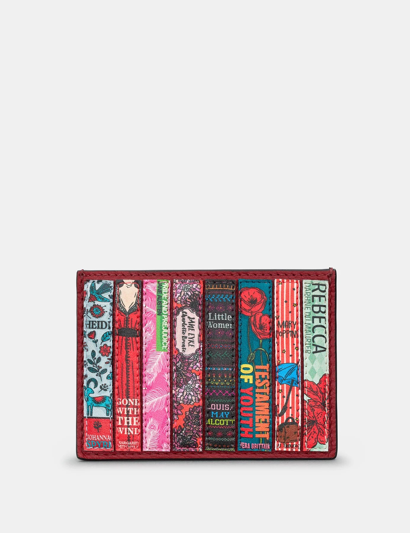 Cherry Red Bookworm Academy Card Holder