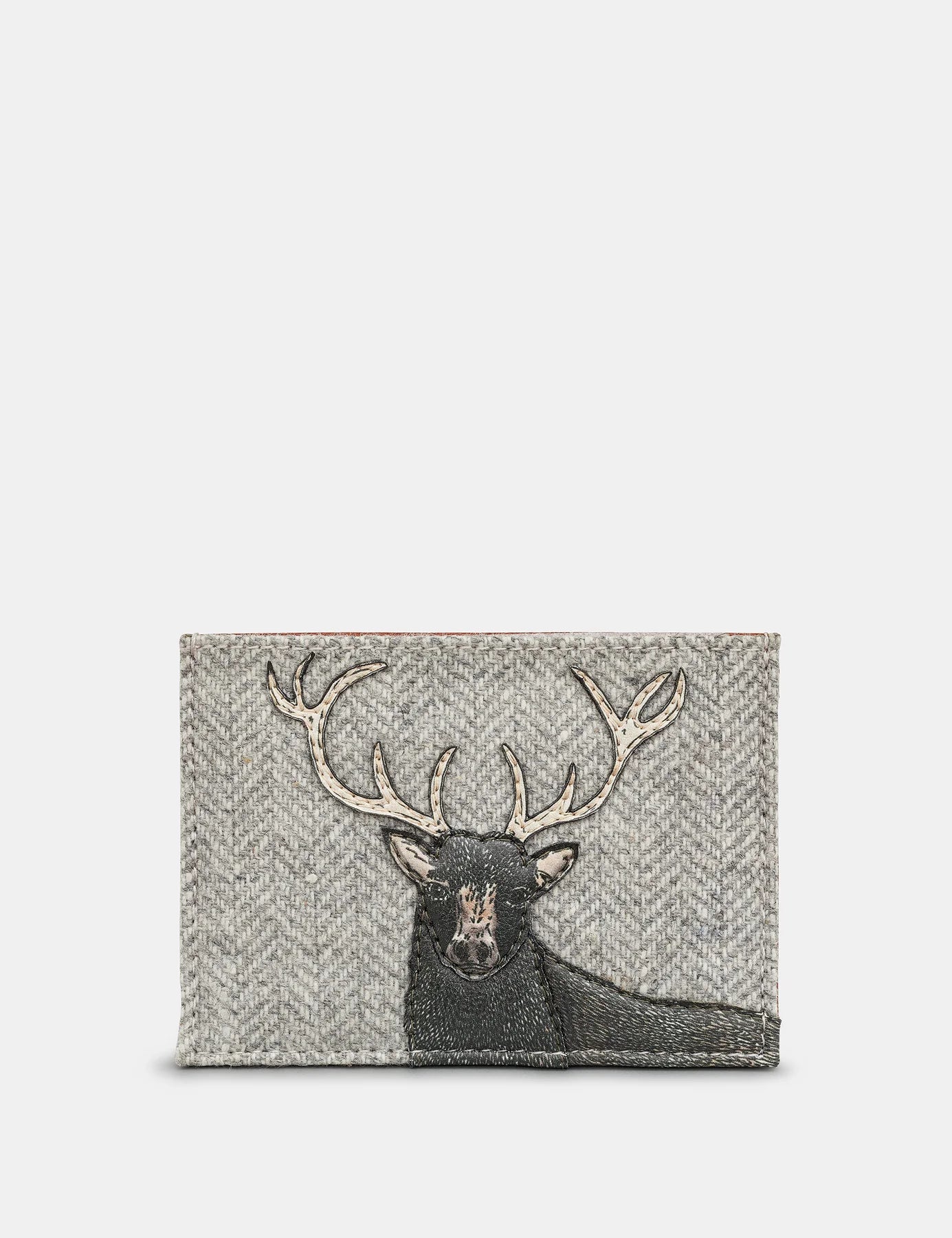 Brown + Tweed Highland Stag Academy Card Holder