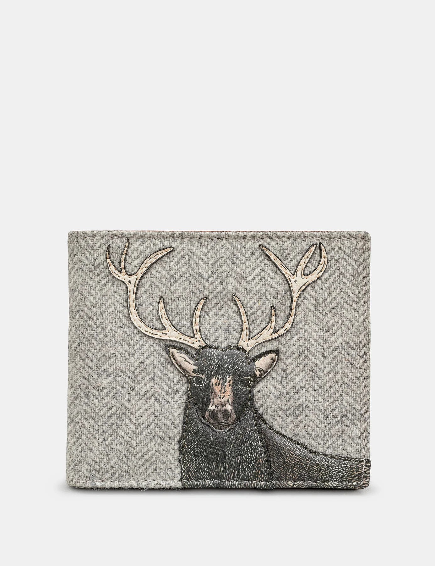 Brown + Tweed Highland Stag Two Fold Wallet