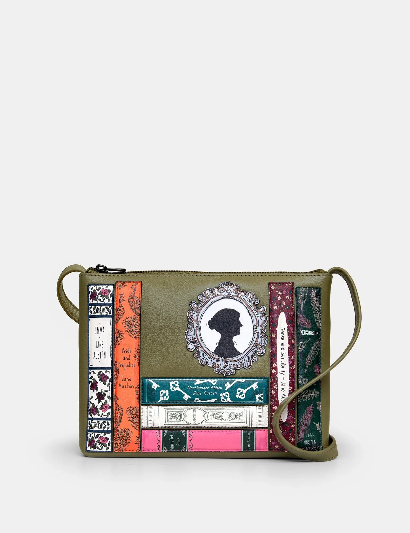 Olive Yoshi Jane Austen Bookworm Cross Body Bag