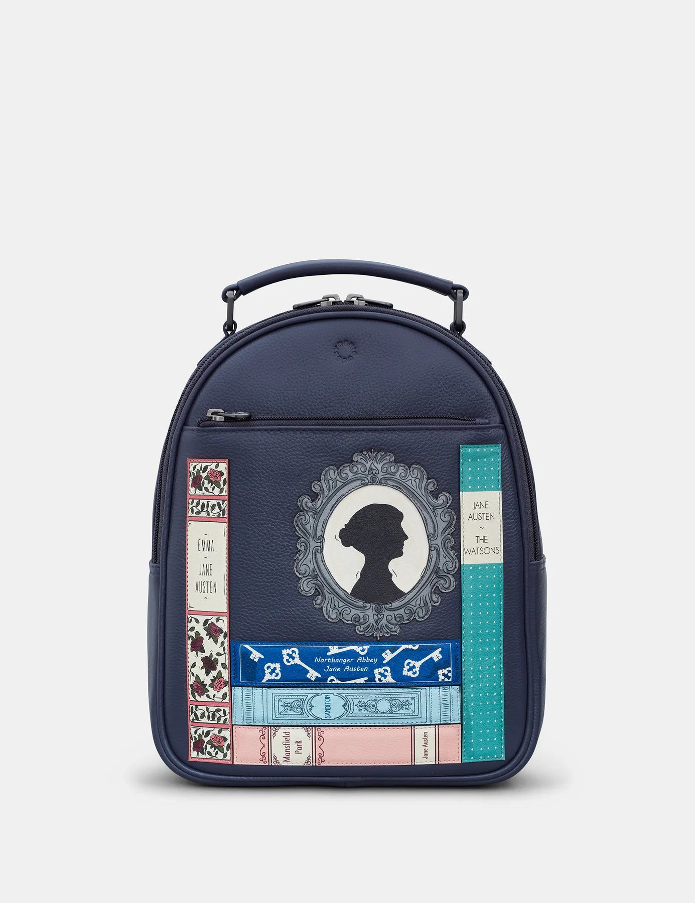 Navy Jane Austen Bookworm Backpack