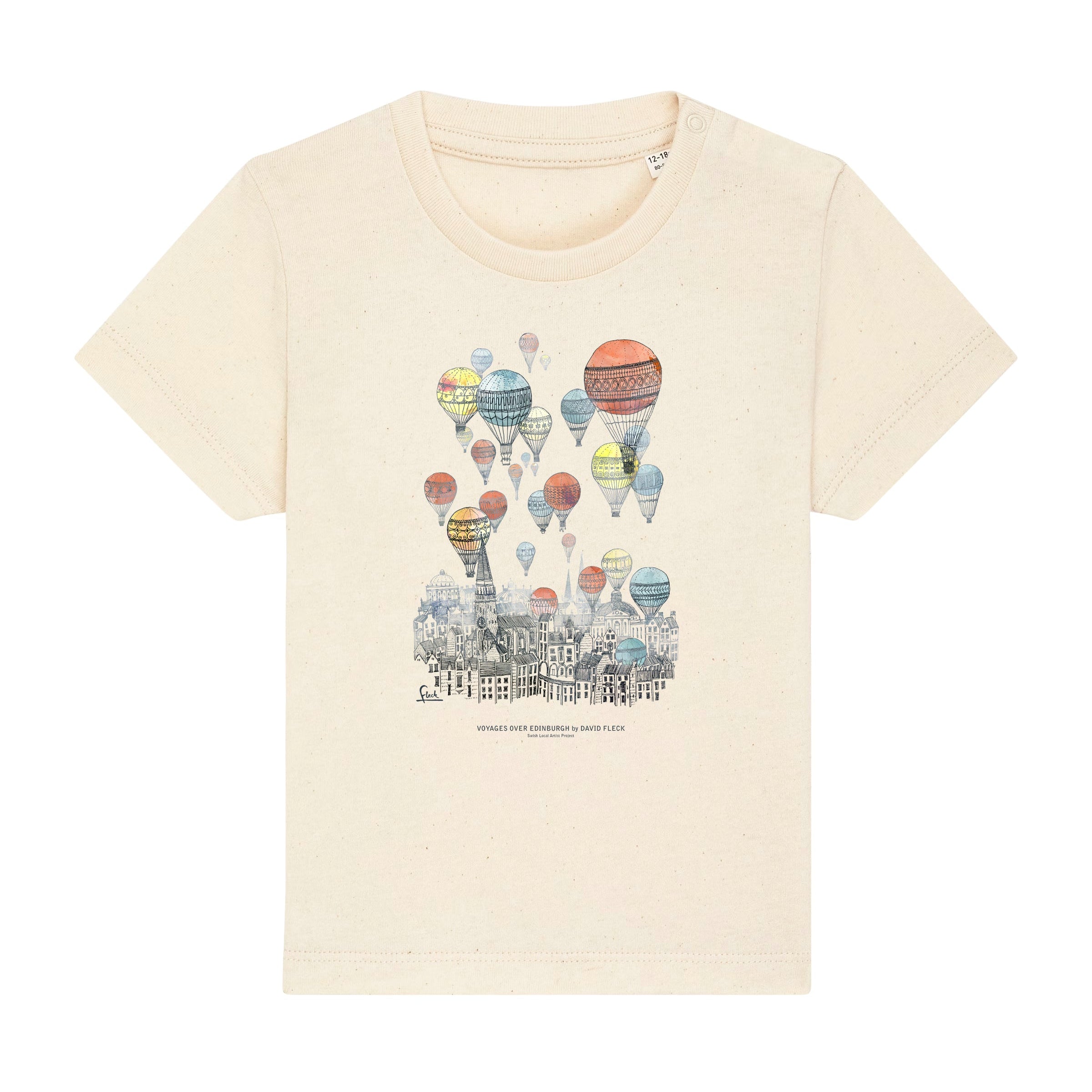 Youth Organic Voyages Over Edinburgh T-Shirt