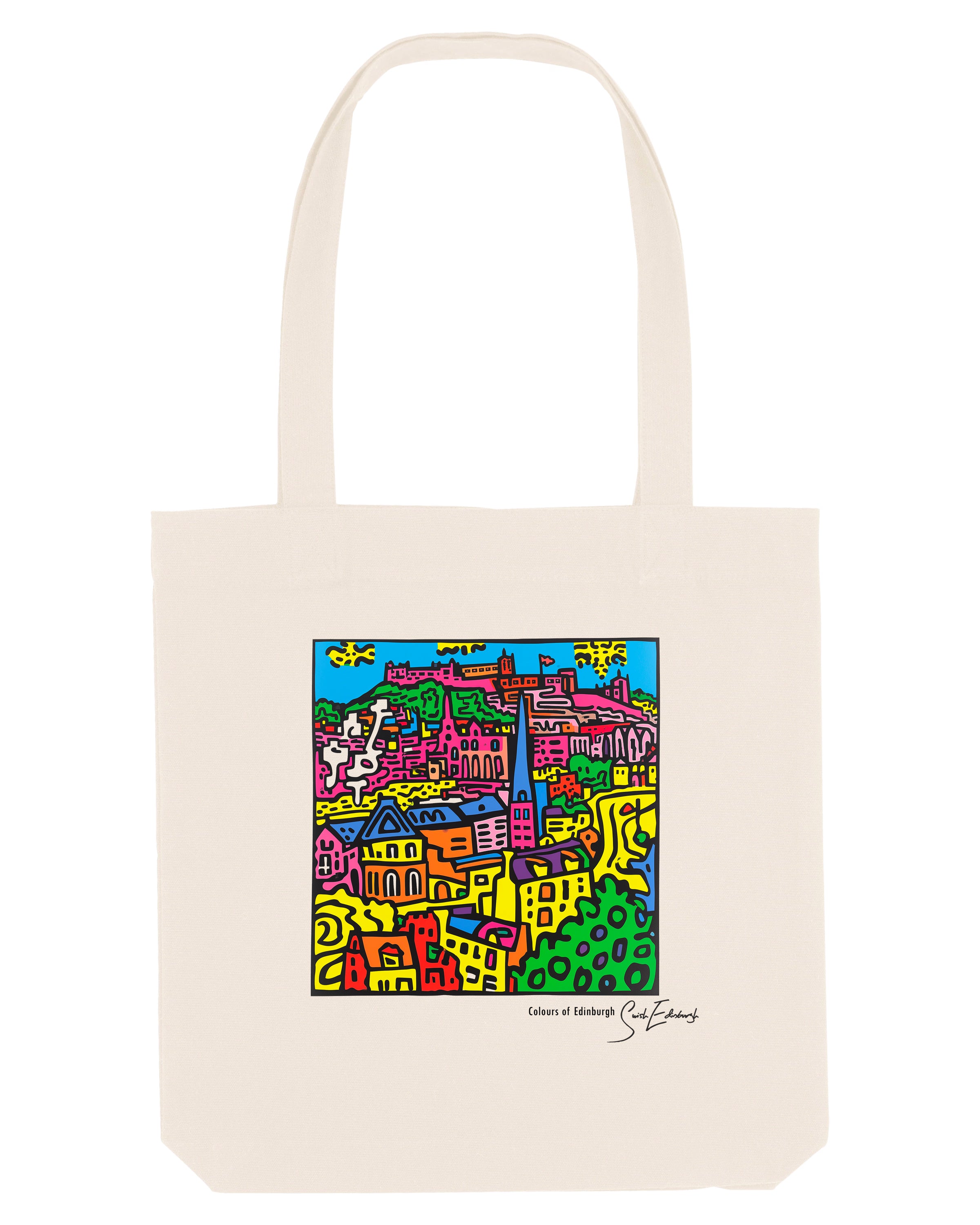 Organic Colours Of Edinburgh Tote Bag