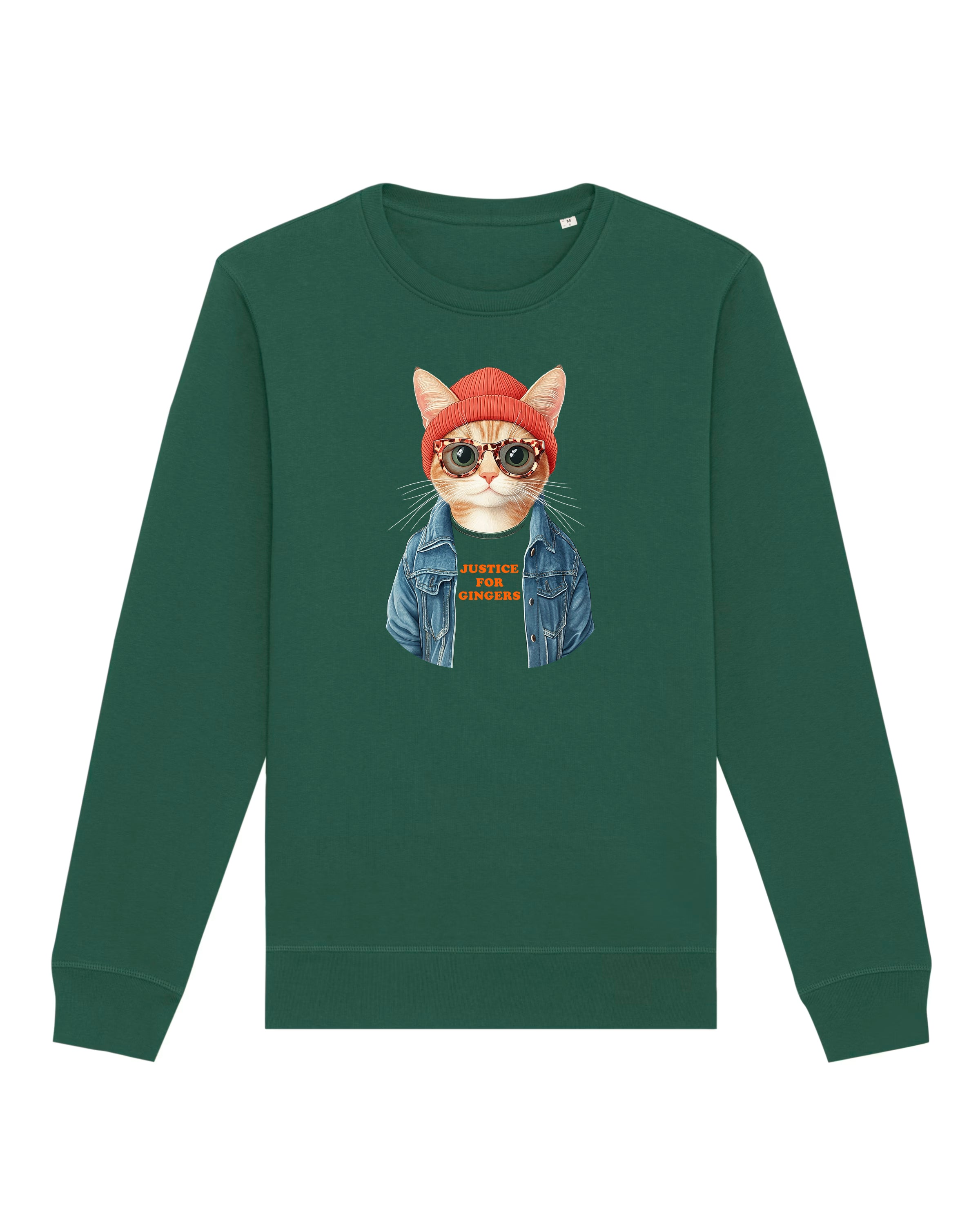 Unisex Organic Justice For Gingers Cat Sweat