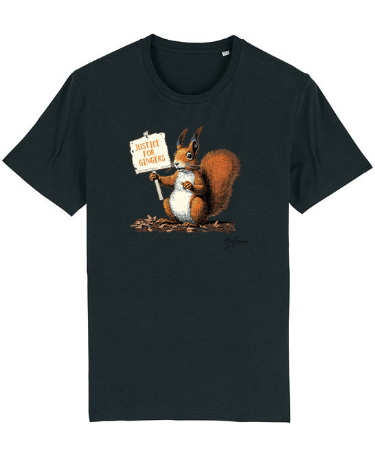 Unisex Organic JFG Squirrel T-Shirt