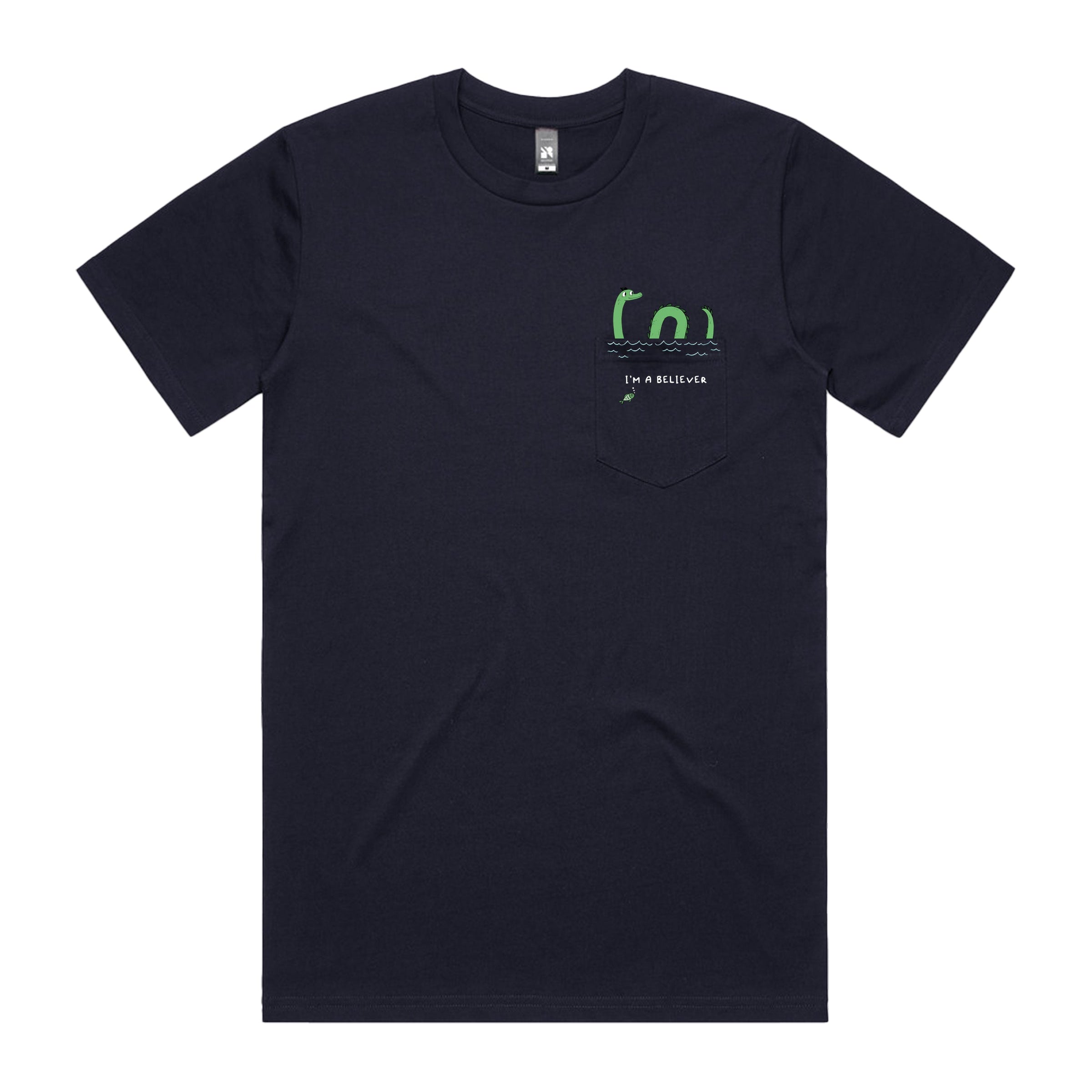 Nessie Believe Pocket T-shirt