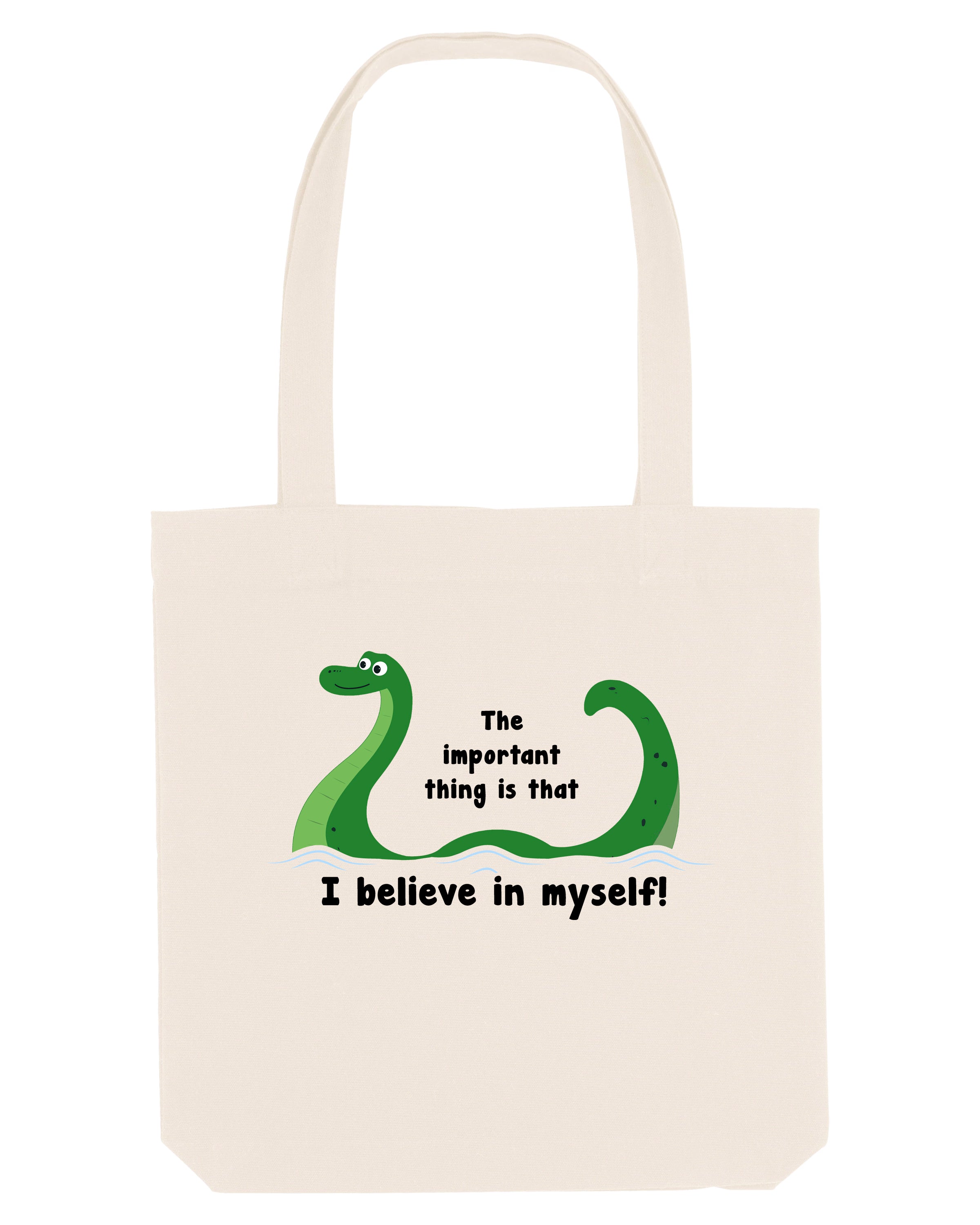 Organic Nessie Believe Tote Bag