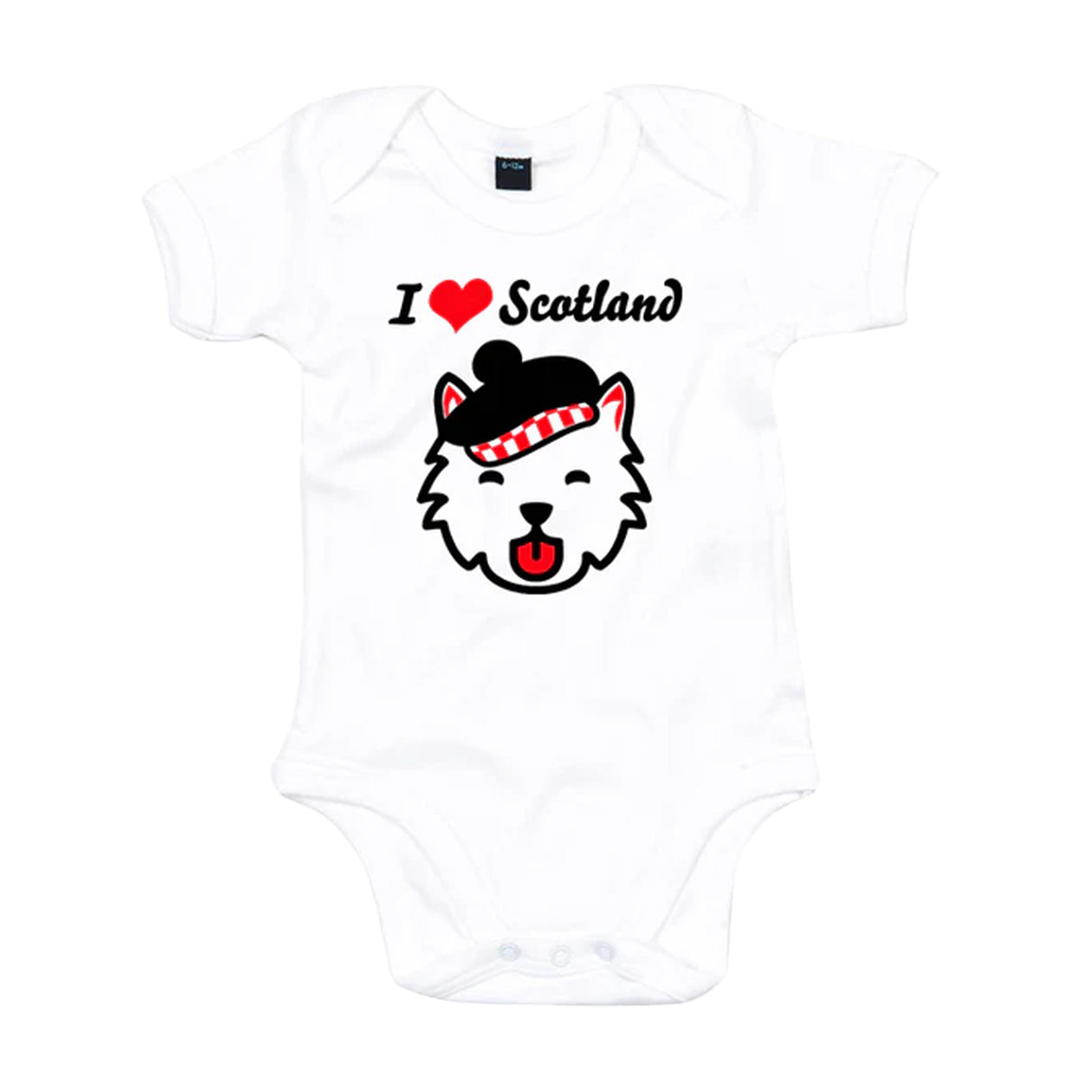 Organic I Heart Scotland Babygrow