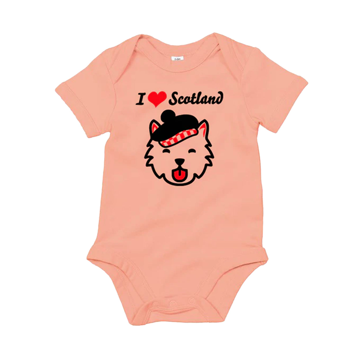 Organic I Heart Scotland Babygrow