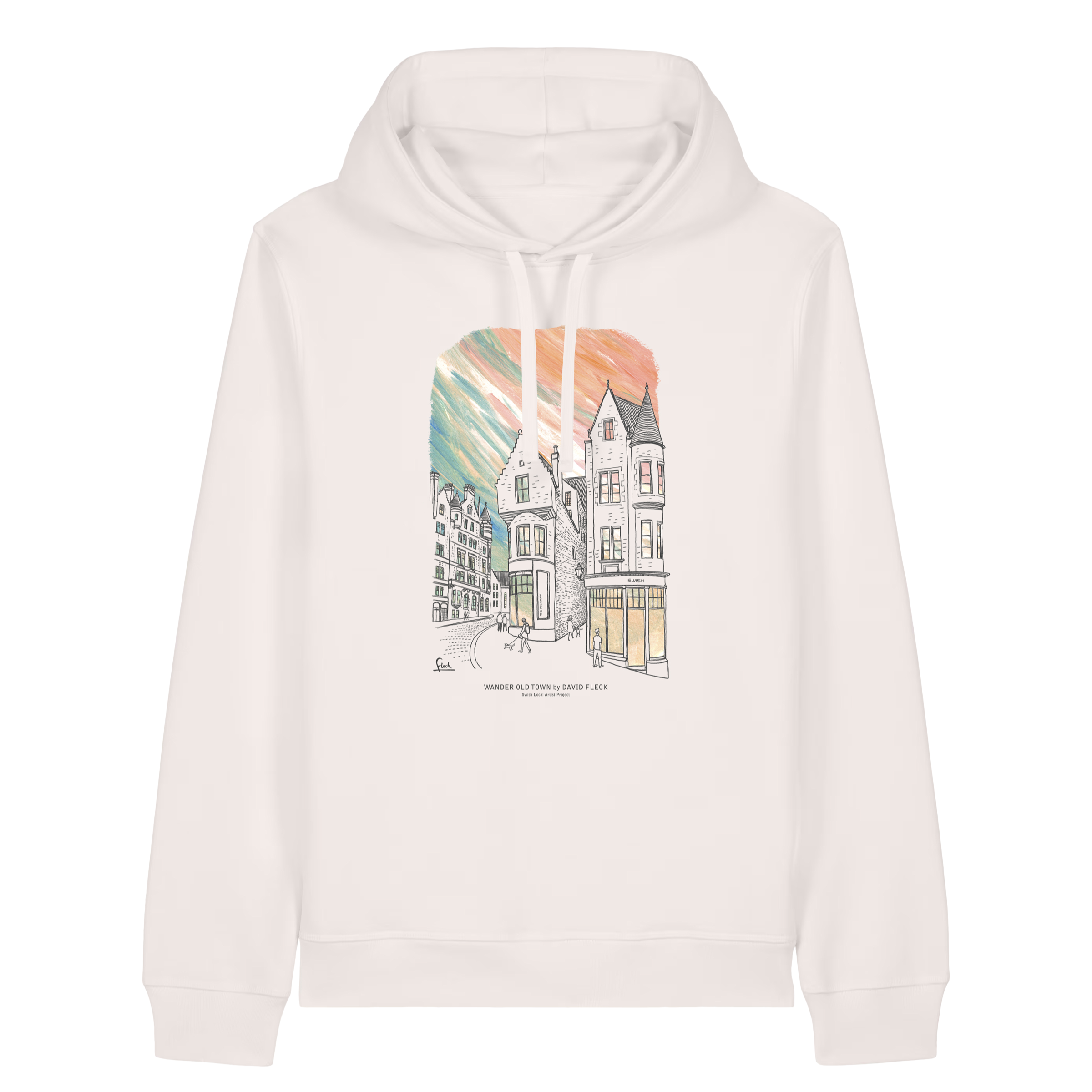 Unisex Organic Wander Old Town Hoodie