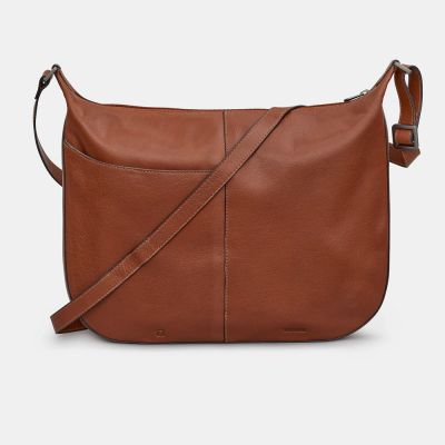 Tweed Highland Cow Hobo Bag