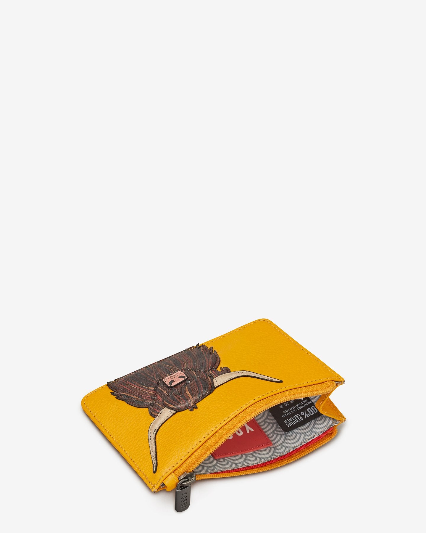Highland Cow Zip Top Purse