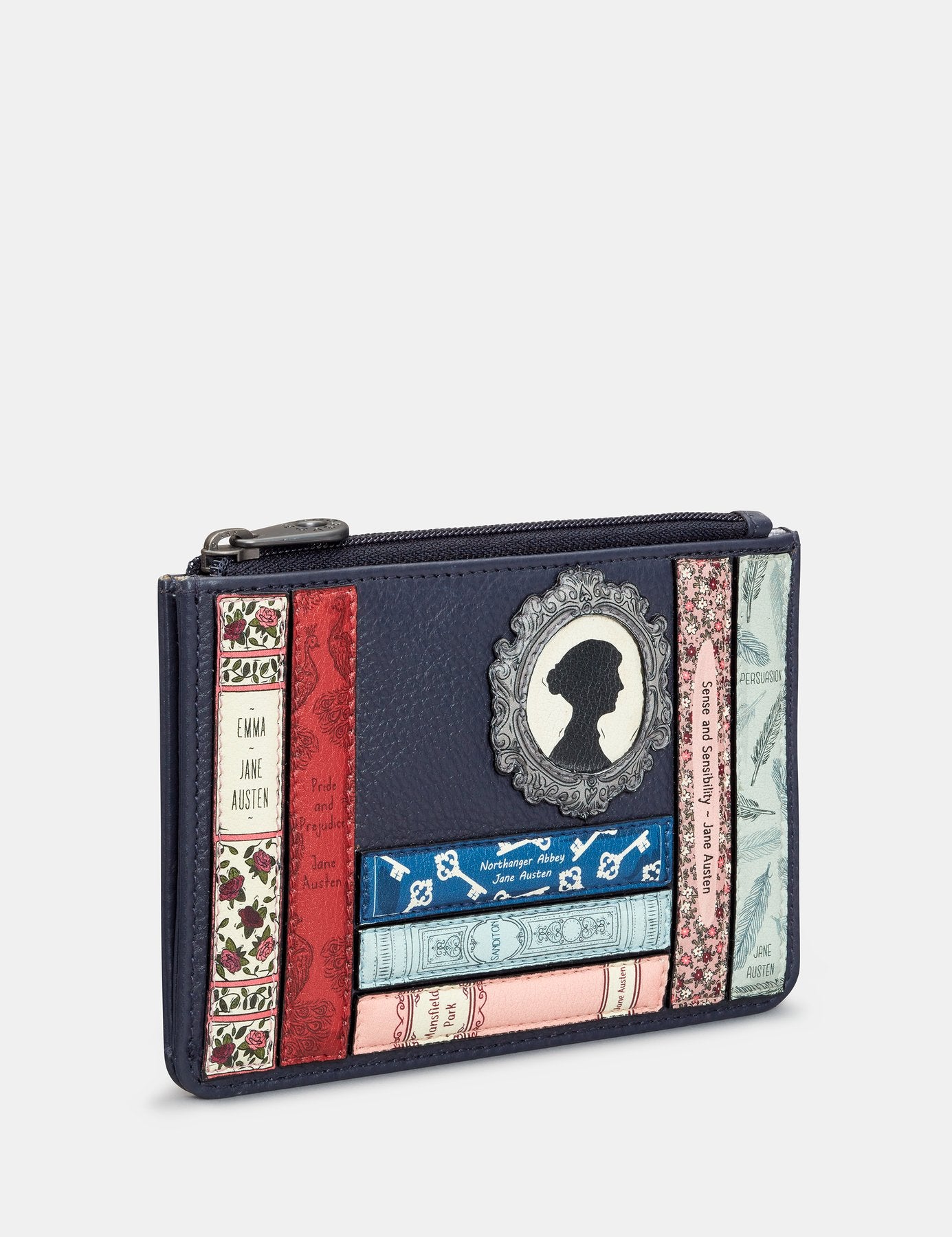 Jane Austen Bookworm Zip Top Purse