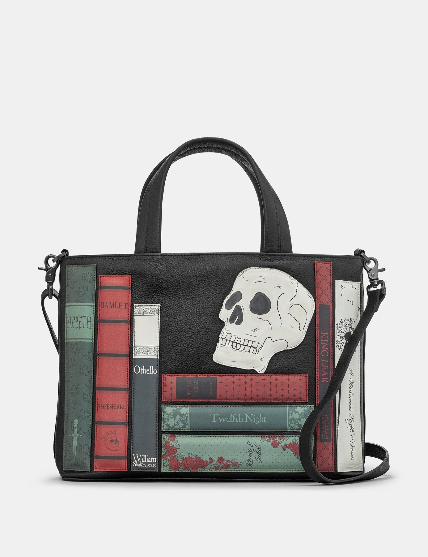 Shakespeare Bookworm Library Leather Grab Bag